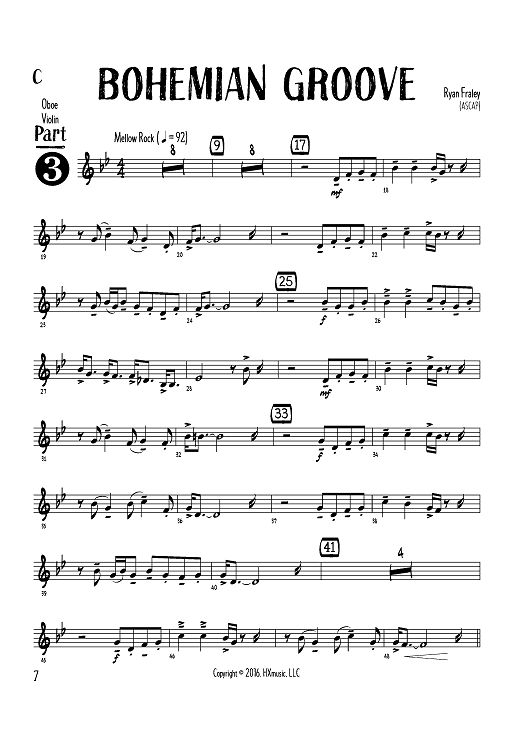 Bohemian Groove - C Instruments Part 3