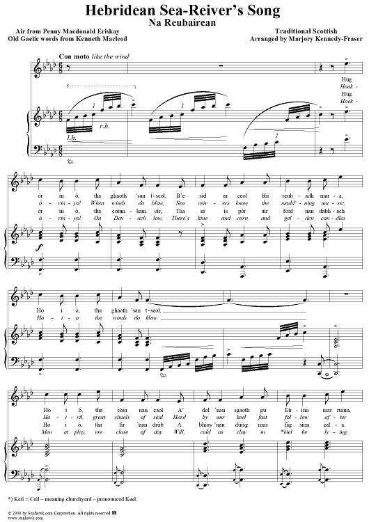 Hebridean Sea-Reiver's Song