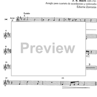 Famous Air from the Suite in D Major - Accordion 3