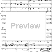 String Octet, Op. 20, Movement 1 - Score