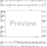 Trio Sonata in C major, movt. 4  - BWV1037 - Score