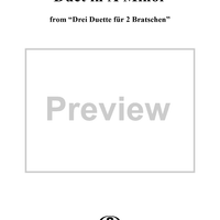 Duet No. 2 in A Minor - Viola 2