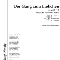 Der Gang zum Liebchen Op.48 No. 1