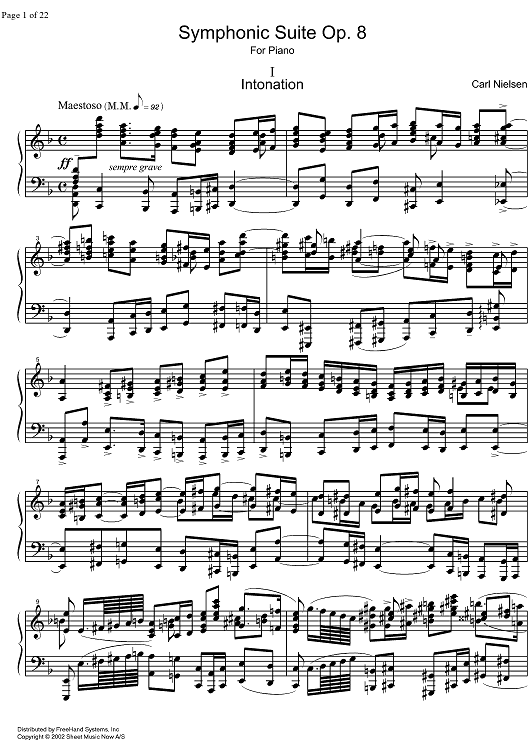 Symphonic Suite Op. 8