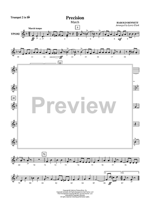 Precision (March) - Trumpet 2 in Bb