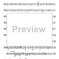 Fünffstimmigter blasender Music - Tuba