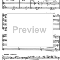 Pas de quatre (3 impromptus) - Score