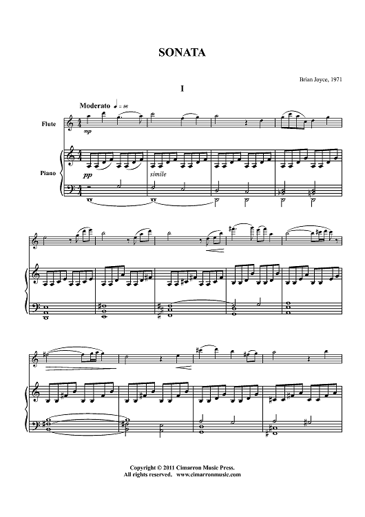 Sonata - Piano Score