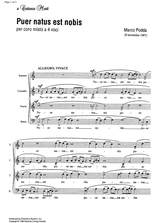 Puer natus est nobis