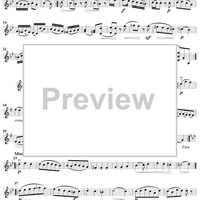 Duet No. 3, from "12 Instructive Duets" - Violin 1