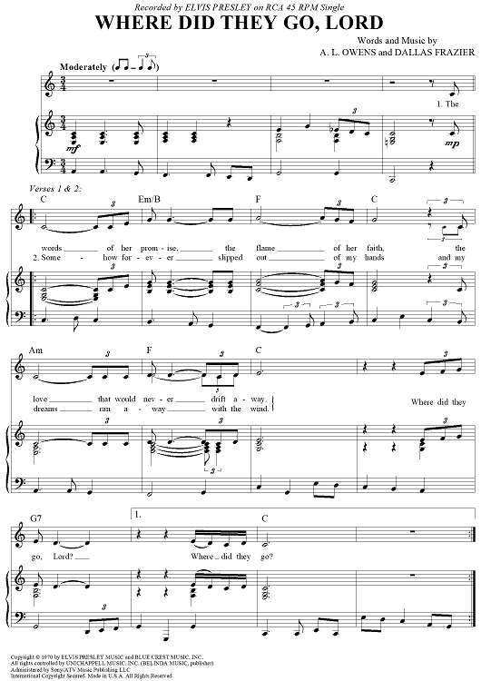 Where Did They Go, Lord