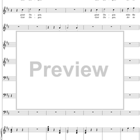 Samson, Act 2, No. 38: "Fix'd in his everlasting seat, Jehovah" - Score