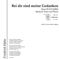 Bei dir sind meine Gedanken Op.95 No. 2