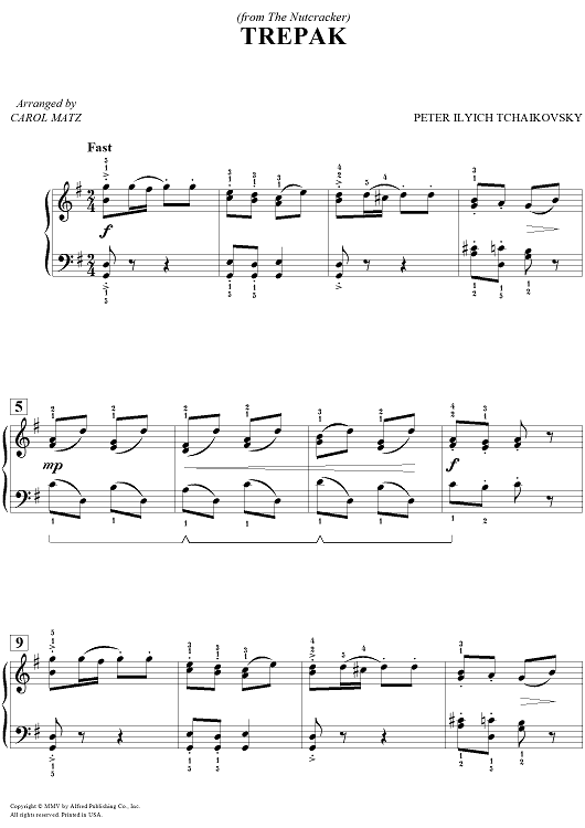 Trepak (from The Nutcracker)