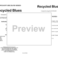 Recycled Blues - Conductor's Notes