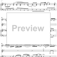 "Ich will nach dem Himmel zu", Aria, No. 3 from Cantata No. 146: "Wir müssen durch viel Trübsal" - Piano Score