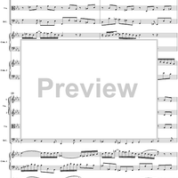Double Clavier Concerto No. 1 in C Minor, Movement 2   (BWV 1060) - Score