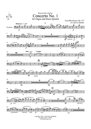 Concerto No. 1 for Organ and Brass Quintet - Trombone