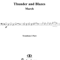 Thunder and Blazes March (Entry of the Gladiators) - Trombone 2