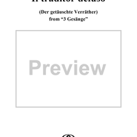 3 Gesänge Op.83, No. 2 - Il Traditor deluso II, D902