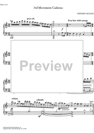 Cadenza Concerto No.24 c minor KV491 1st and 3rd movement - Piano