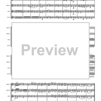 Adagio from "String Quartet 7" - Score