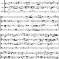 String Quartet No. 6, Movement 1 - Score