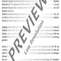 Sinuhe - Score and Parts