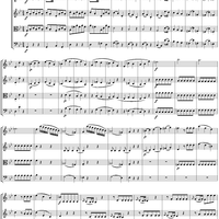 String Quartet No. 6, Movement 2 - Score