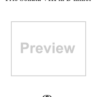 Trio Sonata in D minor, Op. 1/8 RV64