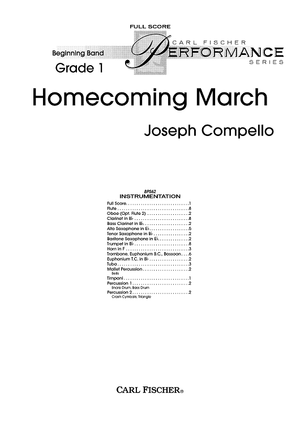 Homecoming (March) - Score