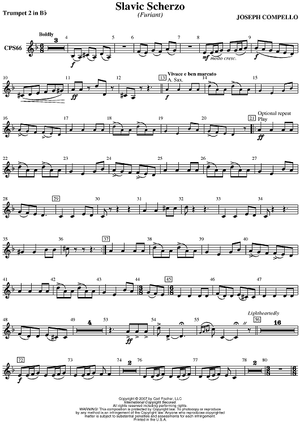 Slavic Scherzo - Trumpet 2 in B-flat