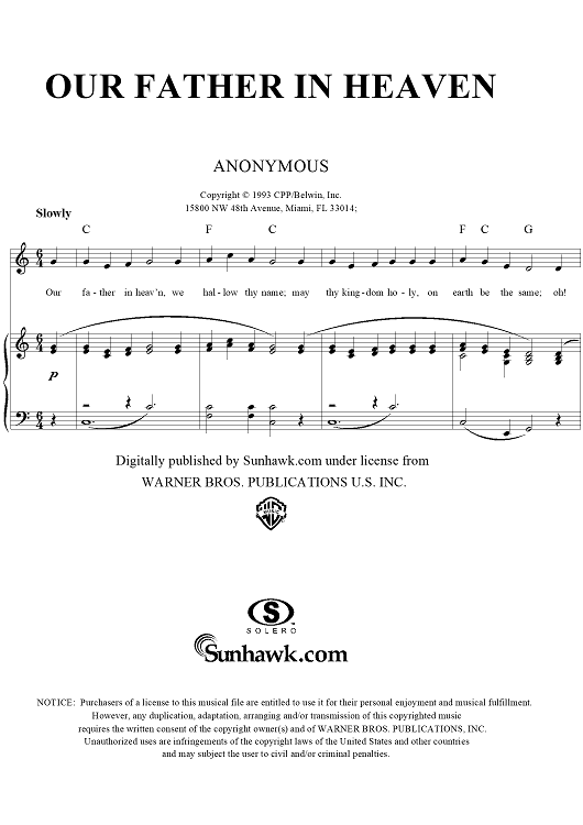 Our Father in Heaven