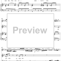 "Ich will nach dem Himmel zu", Aria, No. 3 from Cantata No. 146: "Wir müssen durch viel Trübsal" - Piano Score