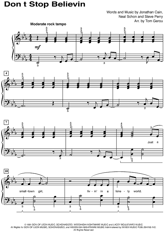 Don't Stop Believin'