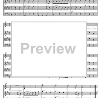 Divertimento No. 7 D Major KV205 - Score
