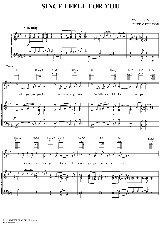 Since I Fell For You