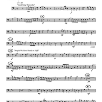 On December Five and Twenty (A Wreath of Carols) - Trombone