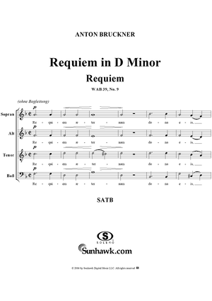 Requiem in D Minor, No. 9: Requiem