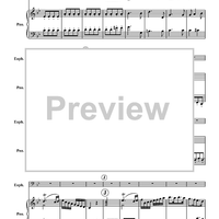 Presto - from "Concerto in Bb, K. 207" - Piano Score