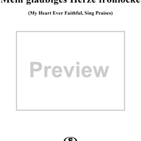 Mein gläubiges Herze frohlocke