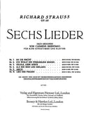 Sechs Lieder nach Gedichten von Clemens Brentano in G major - Piano Reduction