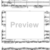 String Quartet No. 1 Op. 7 - Score