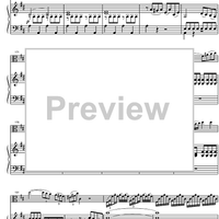 Concerto D Major Op. 1 - Score