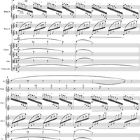 Le carnaval des animaux, No. 7: Aquarium - Score