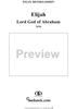 Lord God of Abraham - No. 14 from "Elijah", part 1