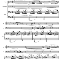 Piano Trio No. 3 g minor Op.110 - Score
