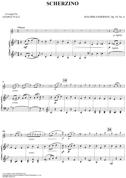 Scherzino - Op. 55, No. 6