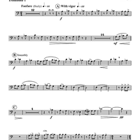 Circus Elephant Fanfare - Trombone 1