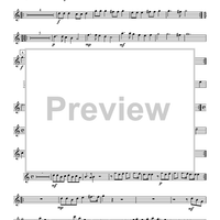 Fünffstimmigter blasender Music - B-flat Trumpet 1